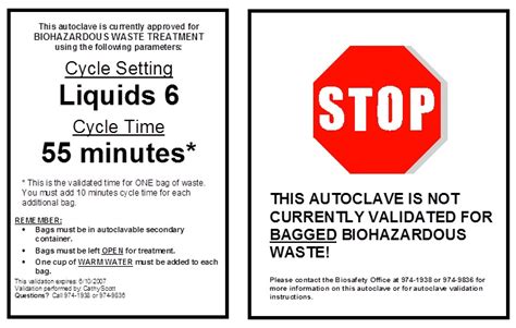 do not autoclave symbol|biohazard waste autoclave.